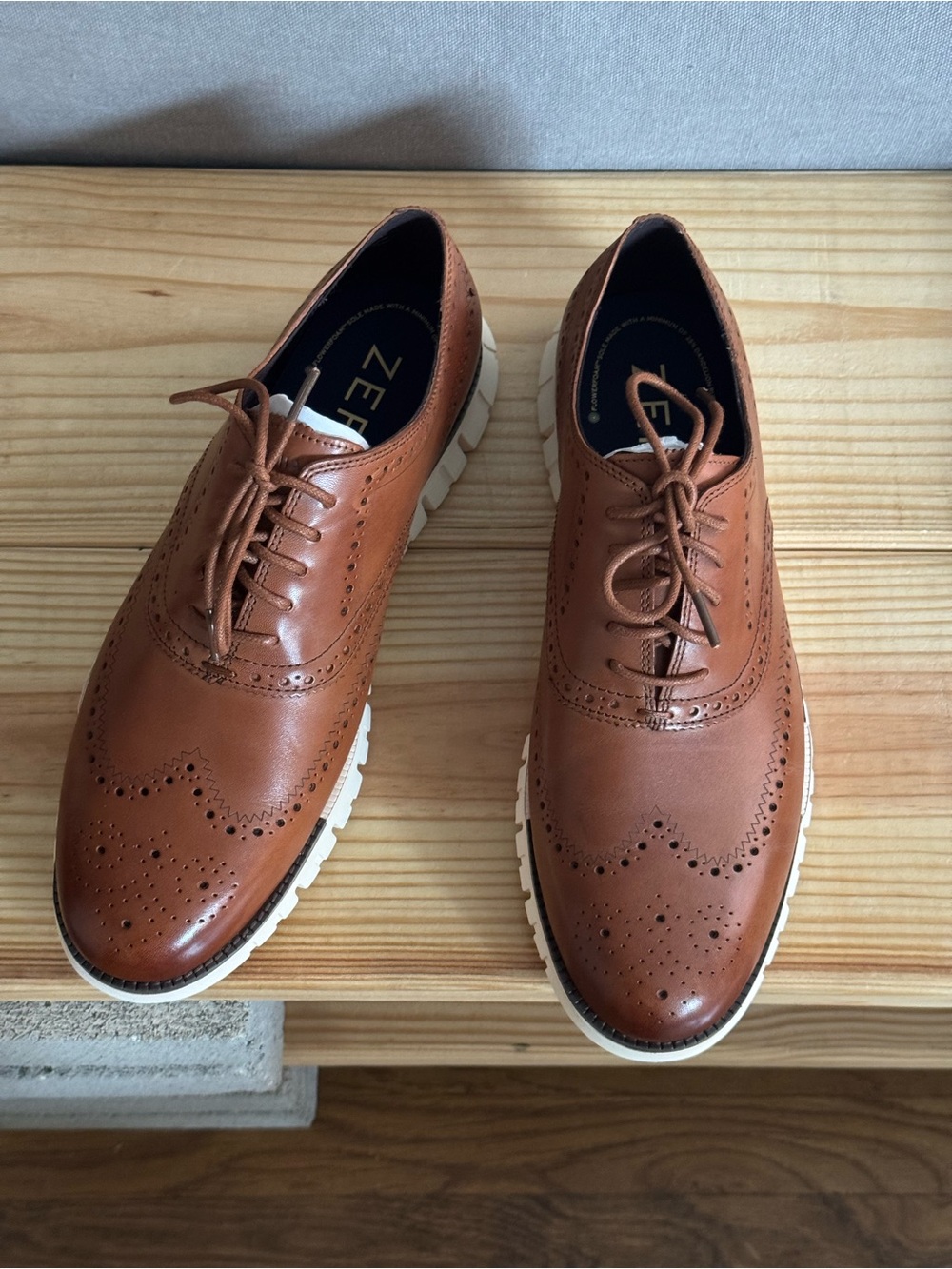 Cole Haan Zerogrand Wingtip Oxford Men's Brown